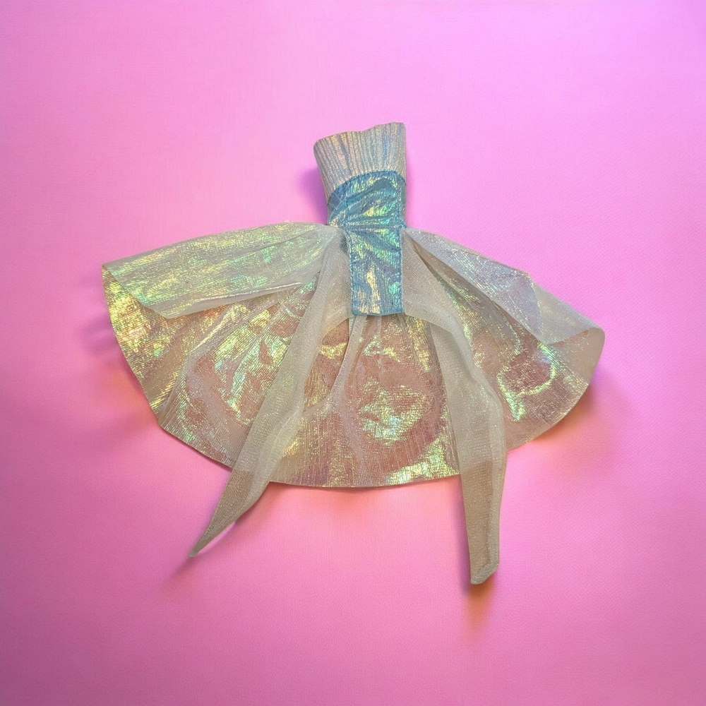 Vintage Mattel 1994 Barbie Bubble Angel Bodysuit Outfit Iridescent- DRESS ONLY 